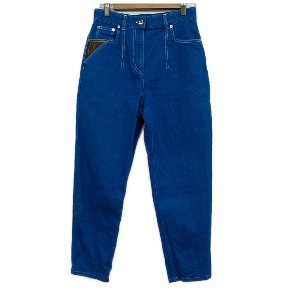 Louis Vuitton Fhpx94 Blue Women's Jeans #324983L67B